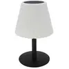 LUMISKY Lampe de table solaire 2 en 1 LADY SPIKE BOUFFANT Blanc Acier H62cm TU