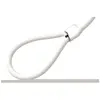 MOBILIS Câble de sécurité à clé avec Double verrou, Compatible clé Pass 1,8m Blanc