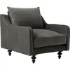 Fauteuil velours Orso  