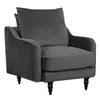 Fauteuil velours Olie 