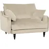 Fauteuil XXL velours Olie 