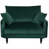 Fauteuil XXL velours Olie 