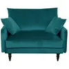 Fauteuil XXL velours Olie 