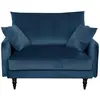 Fauteuil XXL velours Olie 