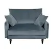 Fauteuil XXL velours Olie 