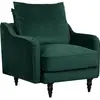 Fauteuil velours Olie 