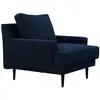 Fauteuil tissu velours Oscar CAMIF EDITION 