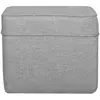Pouf carré tissu Ondine CAMIF 
