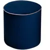 CAMIF Pouf rond tissu velours Léo 