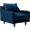 Fauteuil velours Orso  