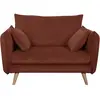Fauteuil XXL velours côtelé Orion CAMIF 