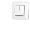 Bouton poussoir double Legrand Mosaic  complet 099311