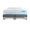 Bodycare Ensemble BODYZONE+ 160x200 Ressorts ensachés, visco 5 zones Ultra épaisseur