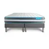 Ensemble BODYFORM 160x200 Mémoire de forme 3 zones gris 160 x 200 cm