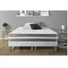 Septnuits Matelas double sommiers Memo Plus Memoire de forme 3 zones