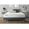 Septnuits Matelas Memoire De Forme + Sommier Gris 140x200 Memo