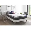 ACTISOM Matelas Latex memoire de forme Maxi epaisseur 7 zones de confort gris