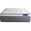 ACTISOM Matelas 90x200 Latex+Mémoire de forme Maxi épaisseur 7zones de confort