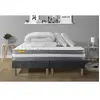 SEPTNUITS Pack sommier tapissier matelas  Mémoire de forme avec couette et oreillers