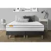 Septnuits Ensemble 180x200 Ressorts et mémoire de forme double sommiers
