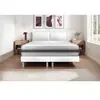 VITALIT Ensemble sommier matelas 160x200 VITALMEMO BACK Mémoire de forme - 25 cm - Equilibré - double sommiers blanc