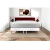 VITALIT Ensemble sommier matelas 200x200 VITALMEMO Mémoire de forme - 20 cm - Ferme - double sommiers blanc