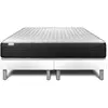VITALIT Ensemble sommier matelas 160x200 VITALMEMO ONE Mémoire de forme - 24 cm - Ferme - double sommiers blanc