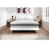 VITALIT Ensemble sommier matelas 140x190 VITALMEMO BACK Mémoire de forme - 25 cm - Equilibré - sommier blanc