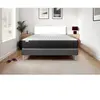 VITALIT Ensemble sommier matelas 140x190 VITALMEMO ONE Mémoire de forme - 24 cm - Ferme - sommier gris