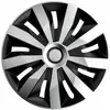 Boîte de 4 enjoliveurs PENTA SilverNoir ABS 15'' Polaire RA15-RPEA