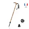 Guidetti Canne Terre de Trek - Bâton randonnée Bambou 70 - 115 cm