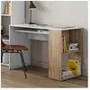 Temahome Bureau Yale Blanc Et Chêne Naturel 113.9 X 75.5 - Temahome