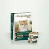 Boîtes de tendres émincés en sauce pour chat sans céréales - Poulet & ...