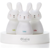 Olala Boutique Lot de 3 veilleuses nomades lapin Léo, Léni & Lila