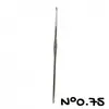 Non communiqué Crochet en aluminum - 12cm - n°0.60 a n°2 - Distrifil(...) -