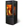 Poêle à bois en acier Supra Anaya tri-vision 9.1kW 150m²