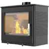 Supra - poêle à bois étanche 7.3kw noir  fr9016120b - gabyrabaisse FR9016120B