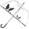 Smati by Susino - Parapluie transparent/noir T.U