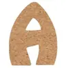 LE GEANT DE LA FETE Lettre en bois médium 15 cm