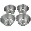 4 mini moules à savarin aluminium 8 cm