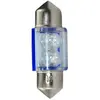 Planet Line - flux 2 ampoules navettes a led - Bleues - 31mm - 12V - 0.25W