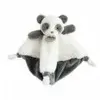 Baby Nat Doudou Babynat Panda Gris Plat - P'tit Panda