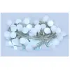 Sysled - Guirlande led 10 mètres 100 boules blanc froid ( guinguette )