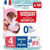 Carryboo Culotte Naturelle T4 8-15kg 30 Couches