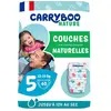 Carryboo Nature Couches Naturelles et Chou Taille 5 (12-25kg), x40