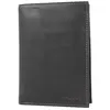 Portefeuille en cuir mat 2 volets WYLSON Rio Noir (Noir)