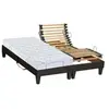 Id Literie - Lit Electrique mousse ferme 2x80x200