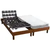 Idliterie Ensemble relaxation tous plots + matelas mémoire de forme 2x80x200