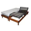 Id Literie Lit Electrique Matelas Mousse Accueil Memoire De Forme + Sommier Electrique 2x80x200