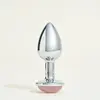 Plug métal bijou Quartz steel - S